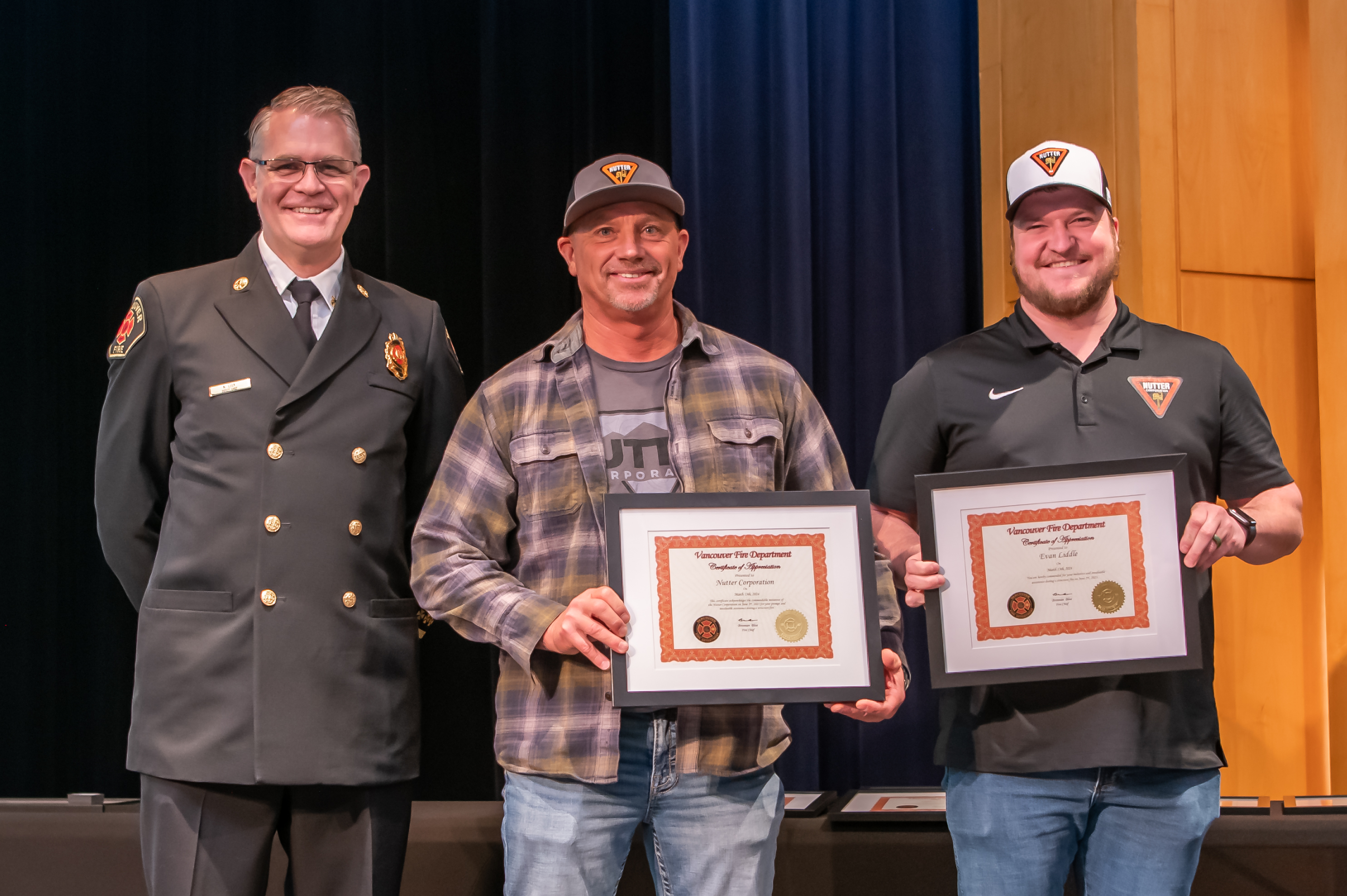 Vancouver Fire presents 2023 awards