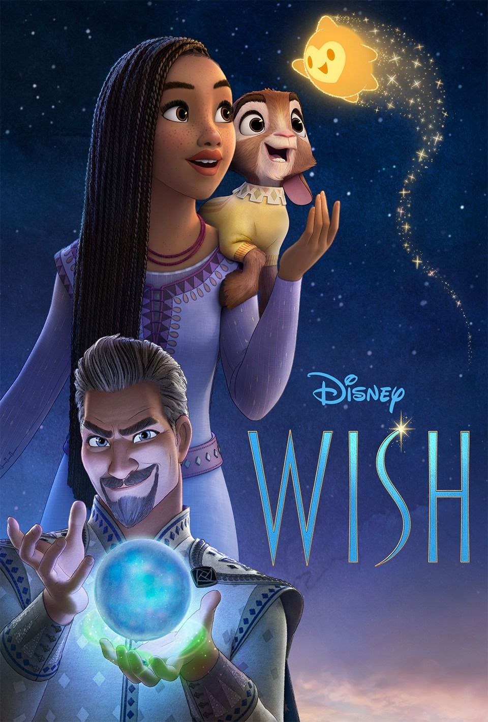 Poster for the Disney movie, Wish.