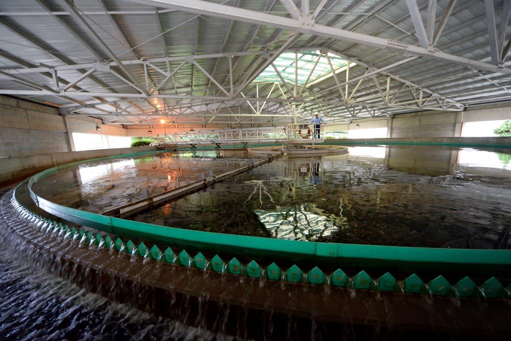 Image of equipment at City’s Marine Park Wastewater Treatment Plant