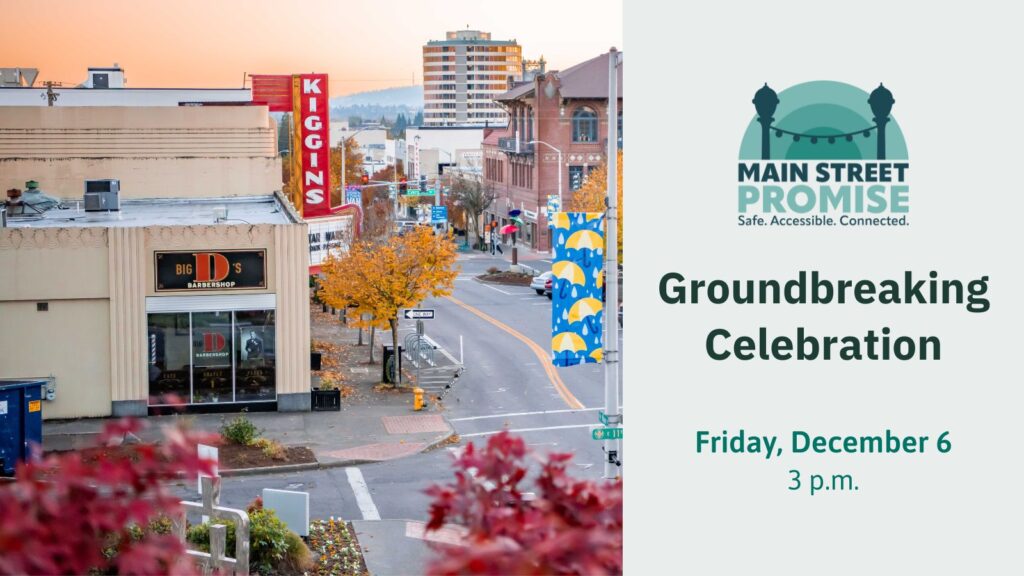 Main Street Promise groundbreaking celebration: Friday, Dec. 6 at 3 p.m. 