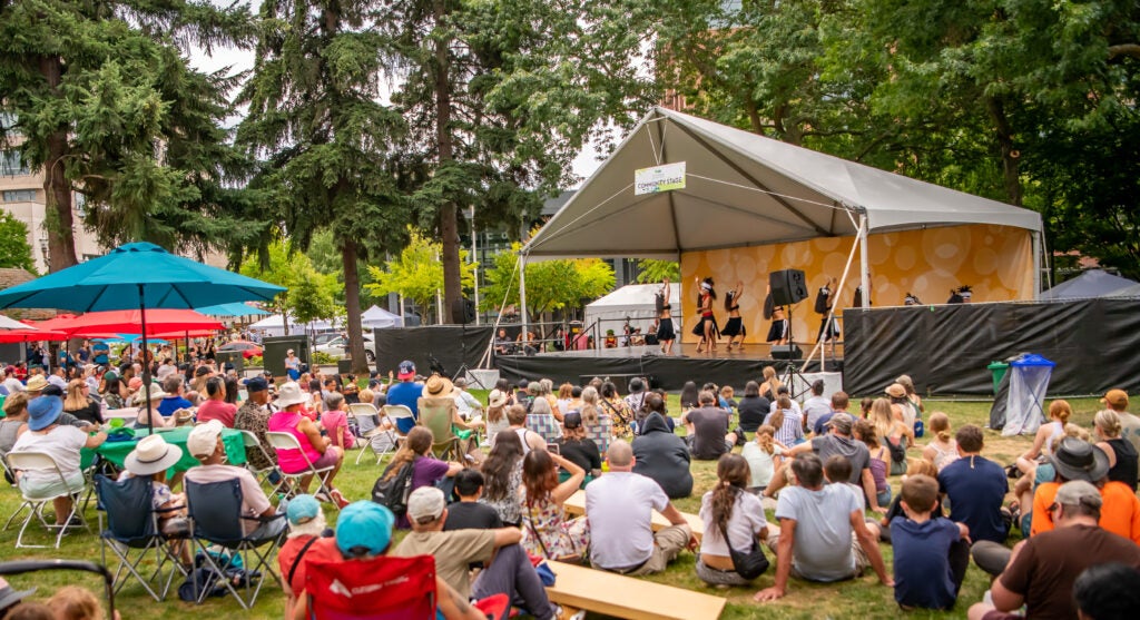 Vancouver Arts and Music Festival community stage